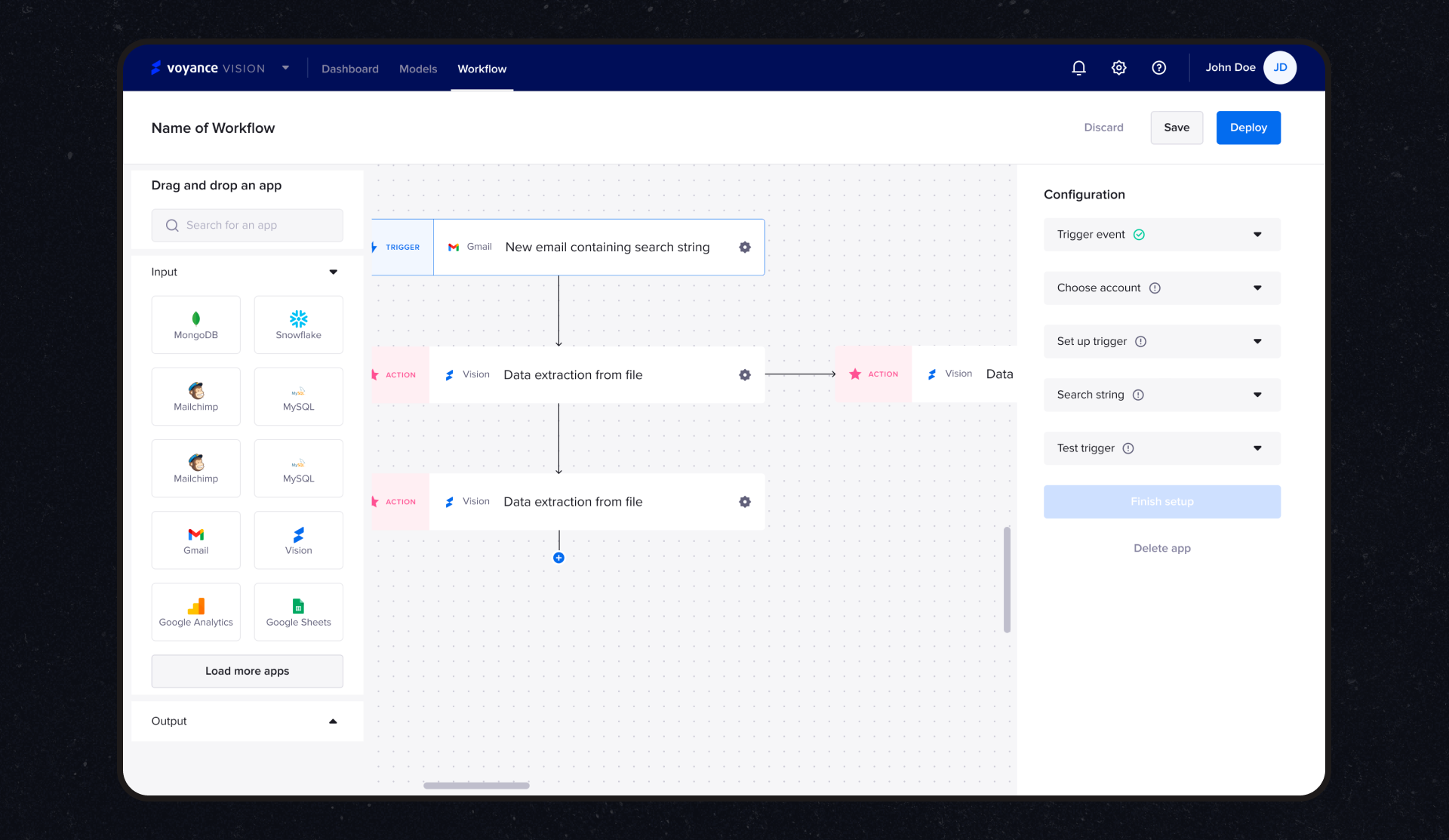 Voyance Vision. AI document intelligence for KYC. −80% manual review, 90% faster processing.